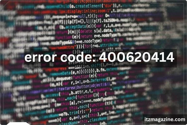 Image from Modslync Conference 2020, featuring an error code: 400620414 displayed on a digital screen.