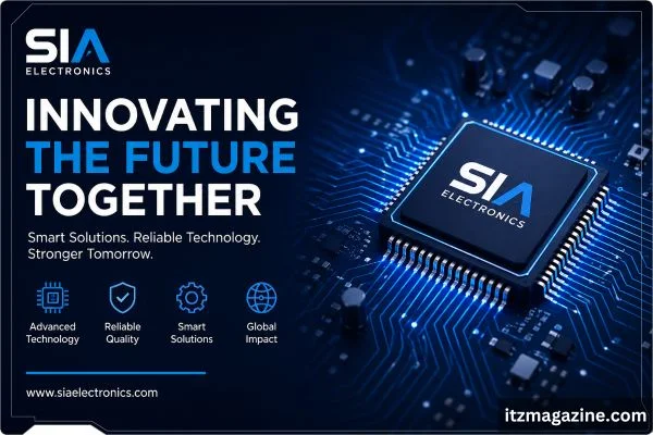 Sia electronics Technology Solutions logo, representing a firm focused on electronics and advanced technological services.